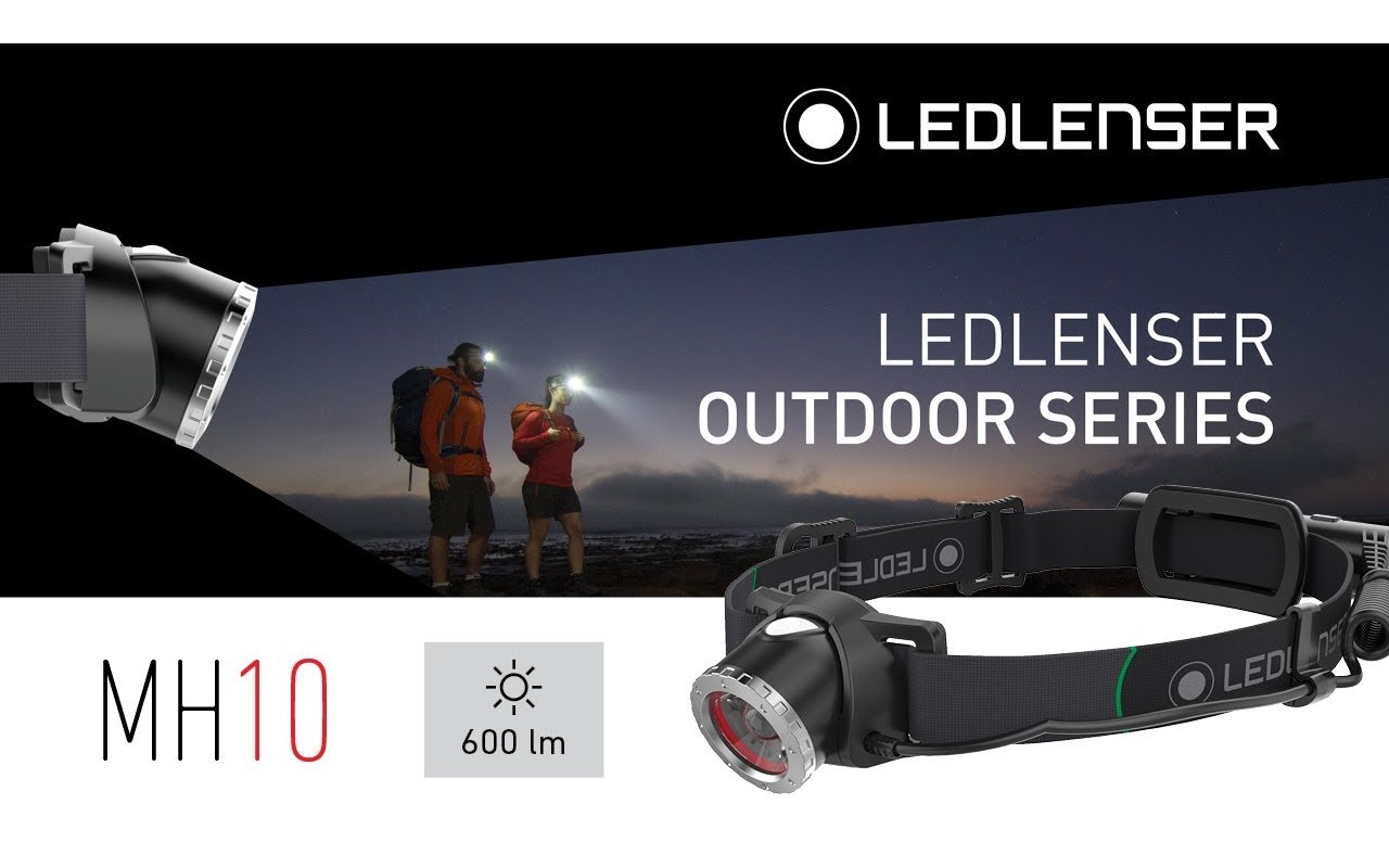 Ledlenser MH10 Outdoor Headlamp LED, Rechargeable Lithium 18650 Battery, 600 Lumens, Focusable, Incl. Colour Filter, Up To Zu 120h Runtime, Red Rear Back Light, Slewable, USB Charging Cable, Hunting - View #5